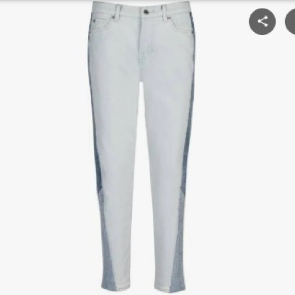 7 For All Mankind Josefina Patchwork Jeans